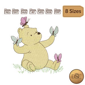 Winnie-The-Pooh Embroidery Design