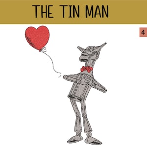 The Wizard Of Oz Tin Man Embroidery Design Files
