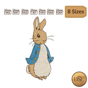Peter Rabbit Embroidery Design