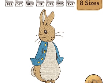 Motif de broderie Pierre Lapin