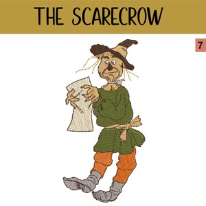 The Wizard Of Oz Scarecrow Embroidery Design Files
