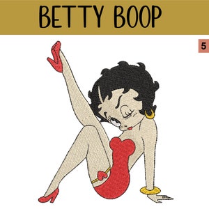 Betty Boop Embroidery Design Files