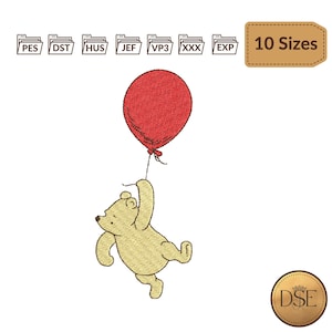 Winnie-The-Pooh Embroidery Design