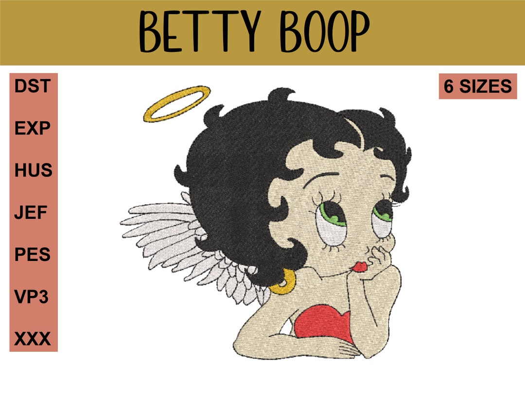 Betty Boop Cartoon Biker Angel Wings Women Plus Size Tank Top Brisco Brands 2X