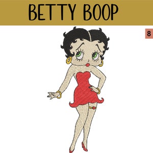 Betty Boop Embroidery Design Files
