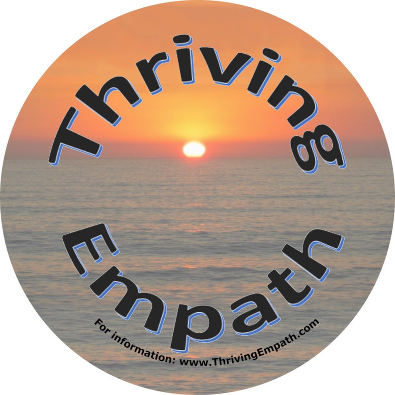 Thriving Empath Combo Pack with book optional plus bookmarks, stickers, and fridge magnet image 6