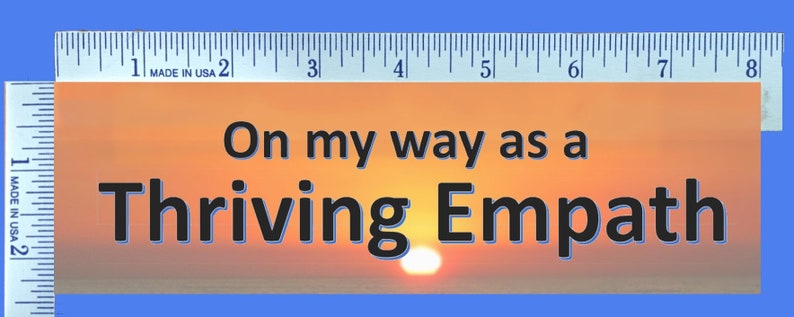 Thriving Empath Combo Pack with book optional plus bookmarks, stickers, and fridge magnet image 5