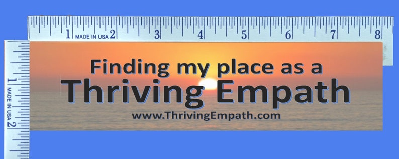 Thriving Empath Combo Pack with book optional plus bookmarks, stickers, and fridge magnet image 4