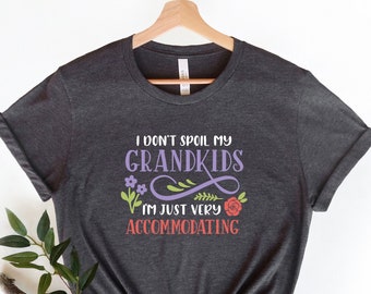 Funny Grandma Shirt, Accommodating Grandkids Bella+Canvas Tee