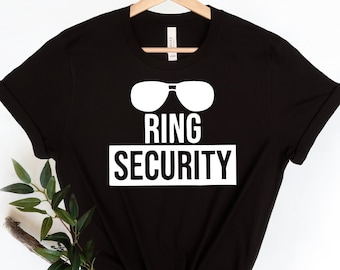 Ring Security Shirt, Boys Wedding T-Shirt, Ring Security Boys Shirt, Bridal Party Shirts, Ring Bearer Shirt, Custom Ring Security Shirts