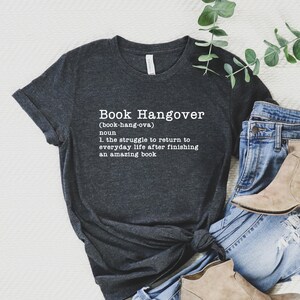 Book Hangover Shirt, Book lover Tshirt, Librarian shirt, Bookworm shirt, Reading Tshirt, Book Lover Gift, Book Shirt, Teacher Shirt, Library