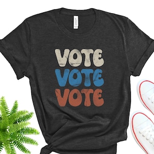 2024 Election Vote T-Shirt, Voter Tee Shirt, Voting Shirt for Women & Men, Politics Election Day Shirt, Vote Gift Tee, Vote Shirt