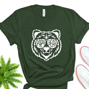 Papa Bear Shirt, Dad Shirt, Father&#39;s Day Tshirt, Husband Present, Papa Bear Tee, Father&#39;s Day Gift, Gift for him, Gift for Father, Dad Gift