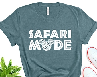 Safari Mode Disney Tee, Animal Kingdom Shirt, Family Matching Bella Canvas