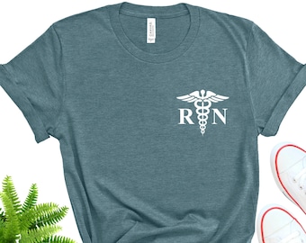 RN Pocket Tee, Nurses Superhero Bella+Canvas Shirt