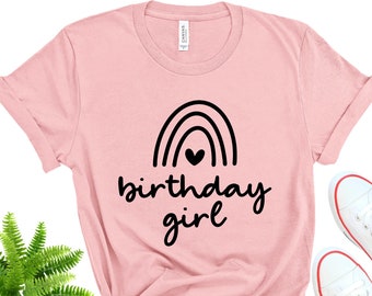 Birthday Girl Bella+Canvas Tee, Party Shirt