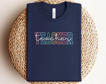 Trendy Teacher Shirt, ABCD Teacher Tour, Back To School Gift