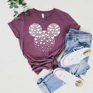 Minnie Mouse Heart Ears Shirt, Disney Trip Tee zdjęcie 3