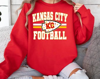 Kansas City Football Sweatshirt, KC Chiefs Game Day Sweater