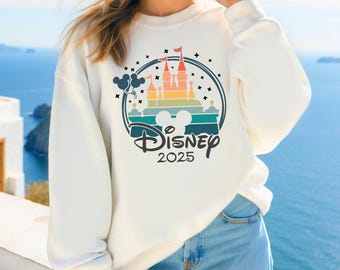 Sudadera Magic Kingdom 2025 – Estampado del Castillo de Mickey Disney Vacation