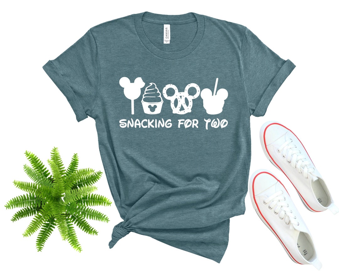 Snacking for Two Shirt, Pregnancy Announcement Shirt, Disney Shirts for ...