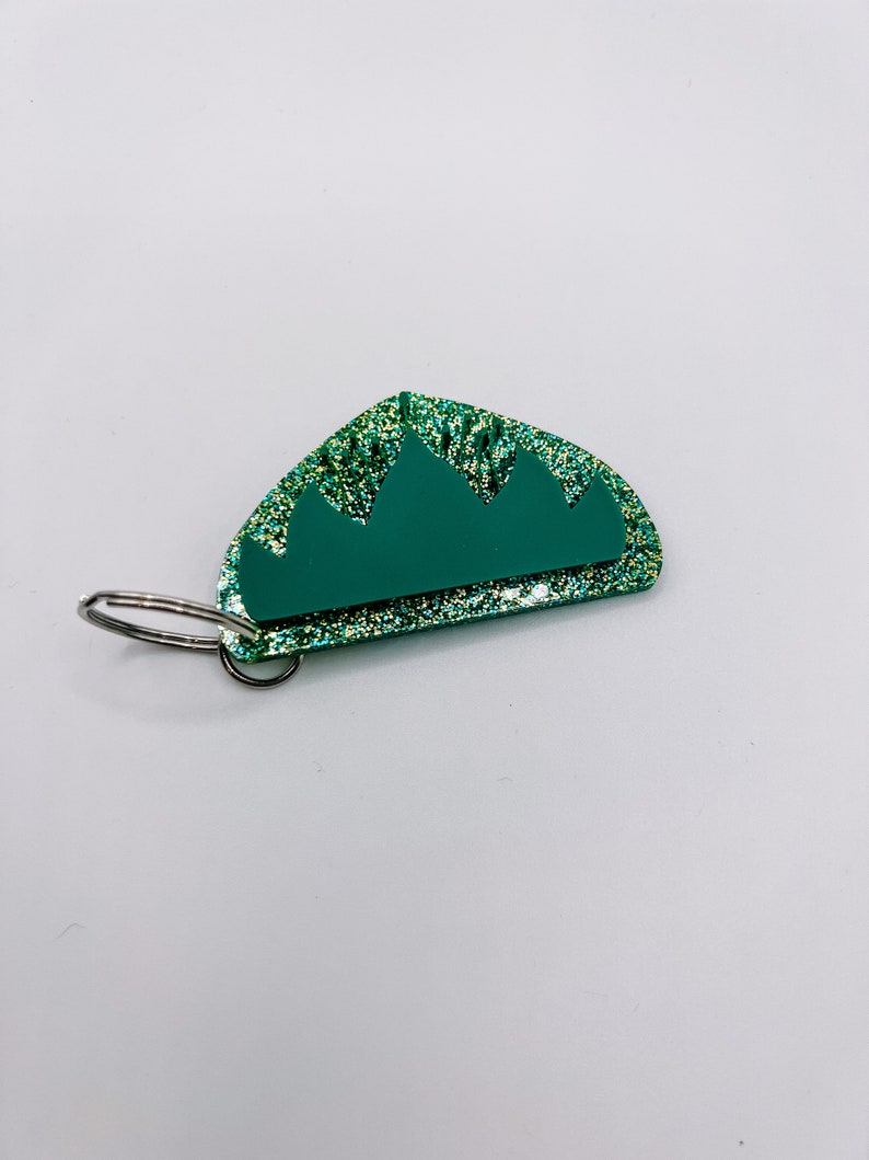 Princess Crown Bag Charms, Rapunzel, Elsa, Tiana, Aurora Keychain, Acrylic Keychain, Gift Ideas, Disney Accessories image 7