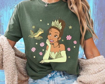 Princess and the Frog Shirt, Tiana Inspired Shirt, Disney Inspired Tee, Princess Shirt, Coquette Shirt