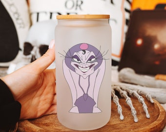 Yzma Glass Cup, The Emperor's New Groove Magical Coffee Cup, Disney Movie Glassware, 90s Movies, Disney Kitchen, Halloween Villain
