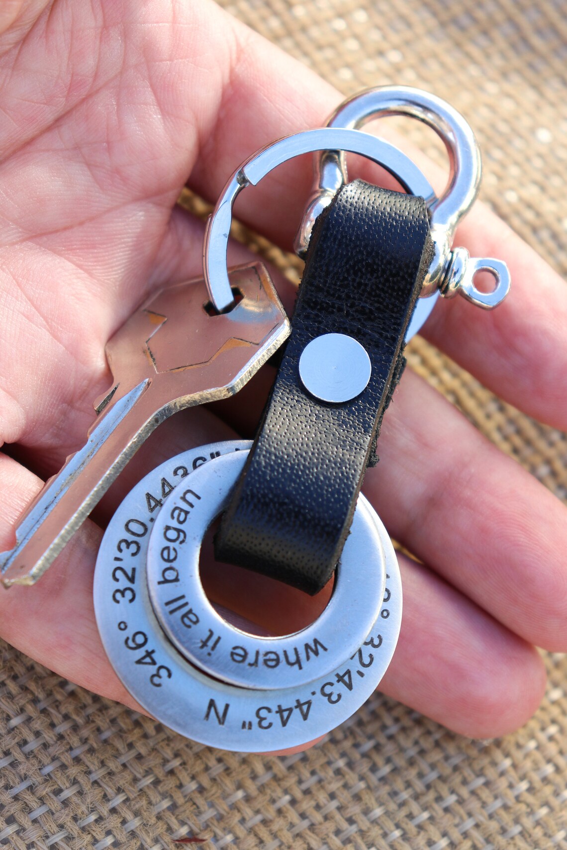 Custom stamp keychainCustom Keychain for Etsy