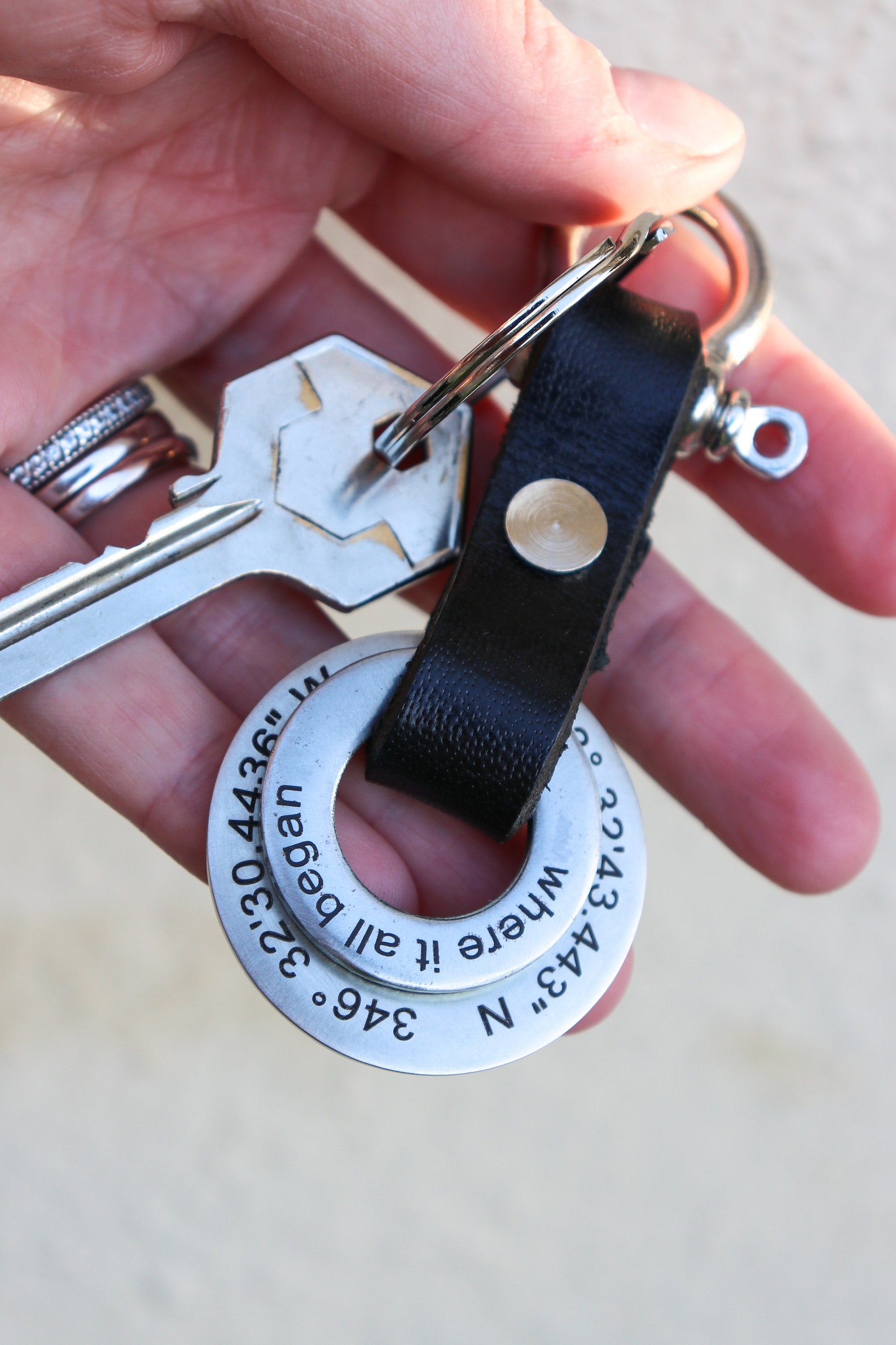 Custom stamp keychainCustom Keychain for Etsy