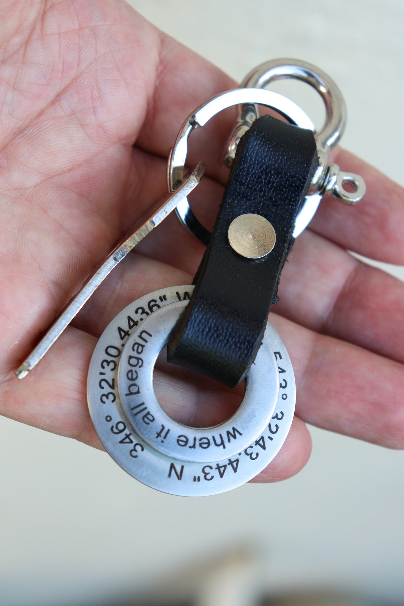 Custom stamp keychainCustom Keychain for Etsy