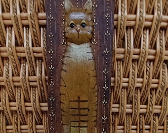 L. Spivey Cat Plaque