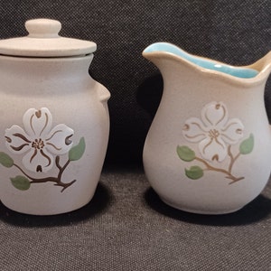 Pigeon Forge Pottery Sugar and Creamer Set