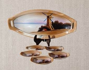 Chikaramachi Japan windmill Olive Tray and Dishes