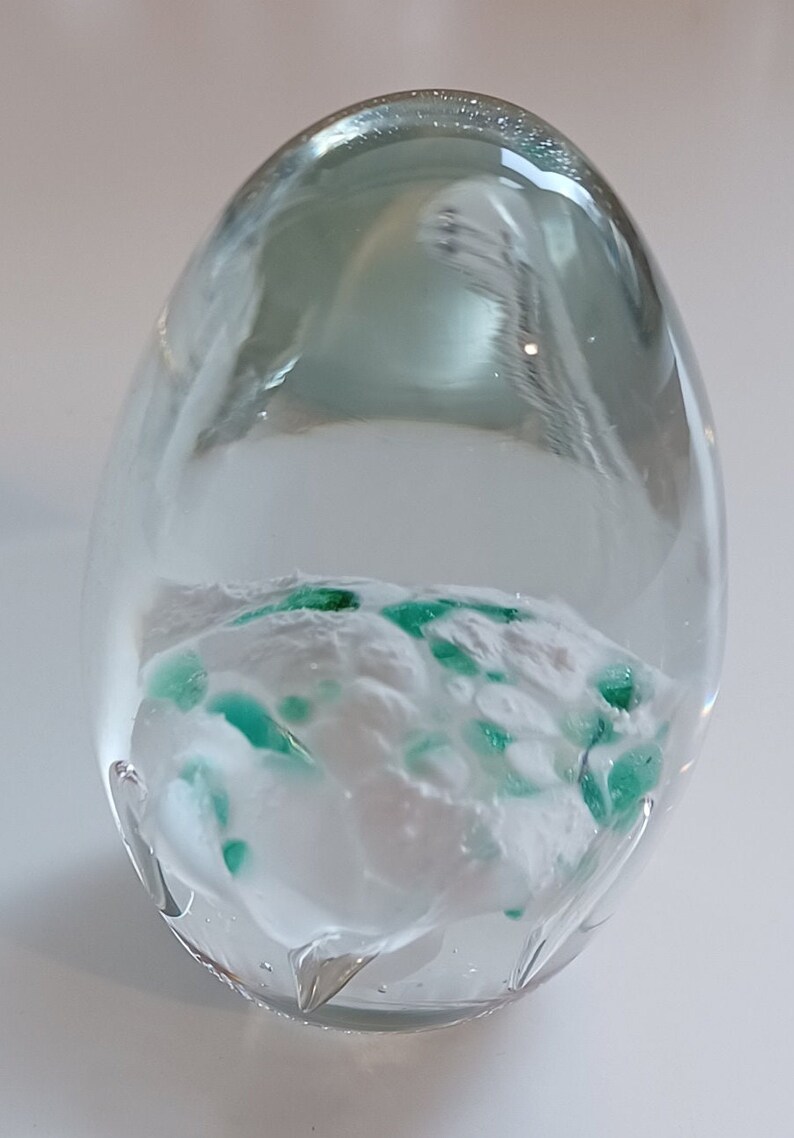 Glass Paperweight - Signed - Etsy