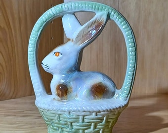Lusterware Rabbit Figurine