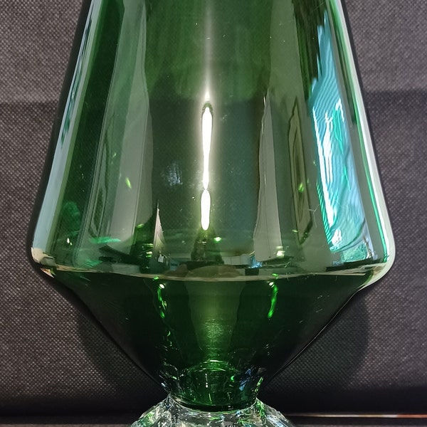 Scandinavian Emerald Green Vase