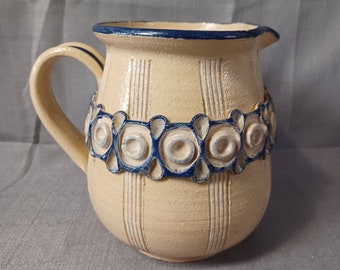 Studio Pottery Pitcher - signed, 1971
