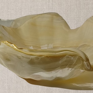 Vintage Free Form Art Glass Bowl