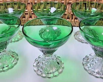 Anchor Hocking Champagne Sherbet Glasses Set of 10