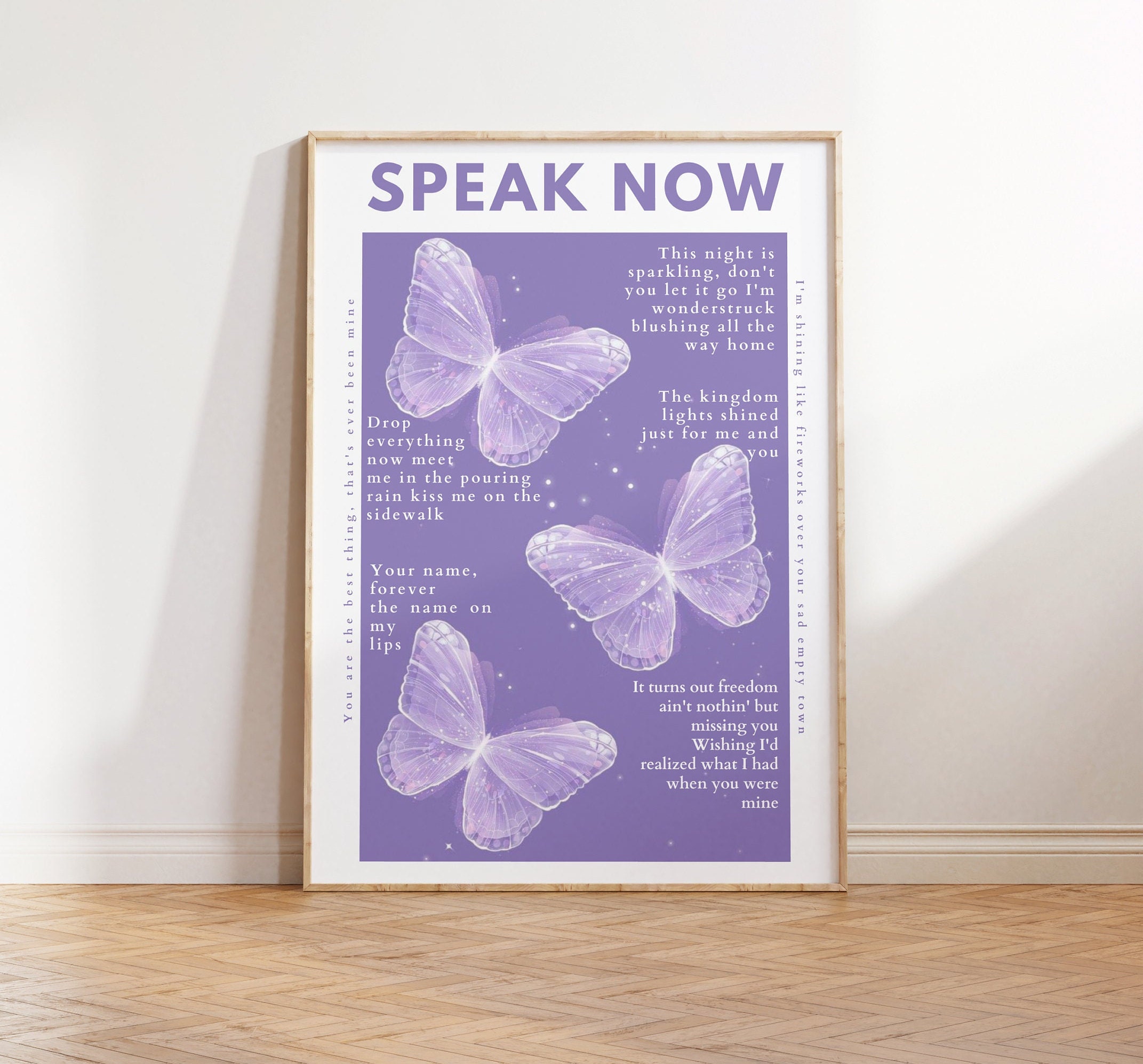 Discover Speak Now Taylor Aesthetic Poster, Taylor The Eras Tour 2023 Poster