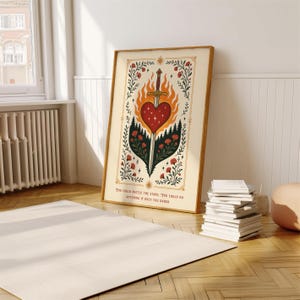 Vuurhart-zwaardkunst, fantasie leesgrage muurafdruk, boekenliefhebber cadeau, inspirerend citaat: je zou de sterren kunnen rammelen, leesmerchandise, boekenkamer afbeelding 5