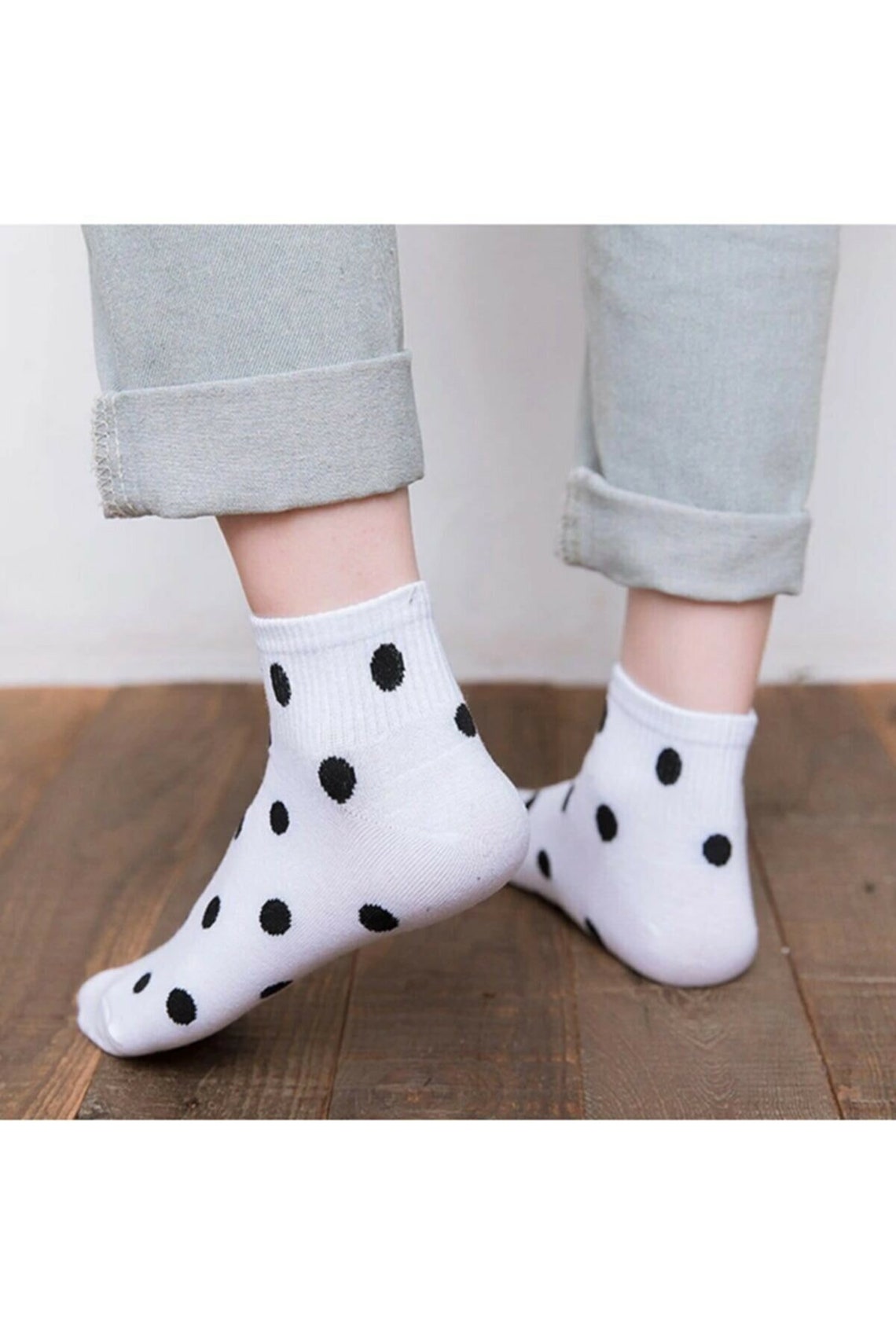 Women's Patterned Booties Socks 5 Pack Etsy