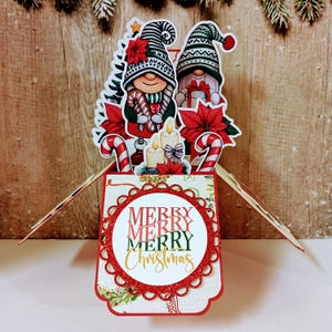 Handmade 3D Pop-Up Festival Santa Snowman Christmas Card - New Styles, Festive Greeting