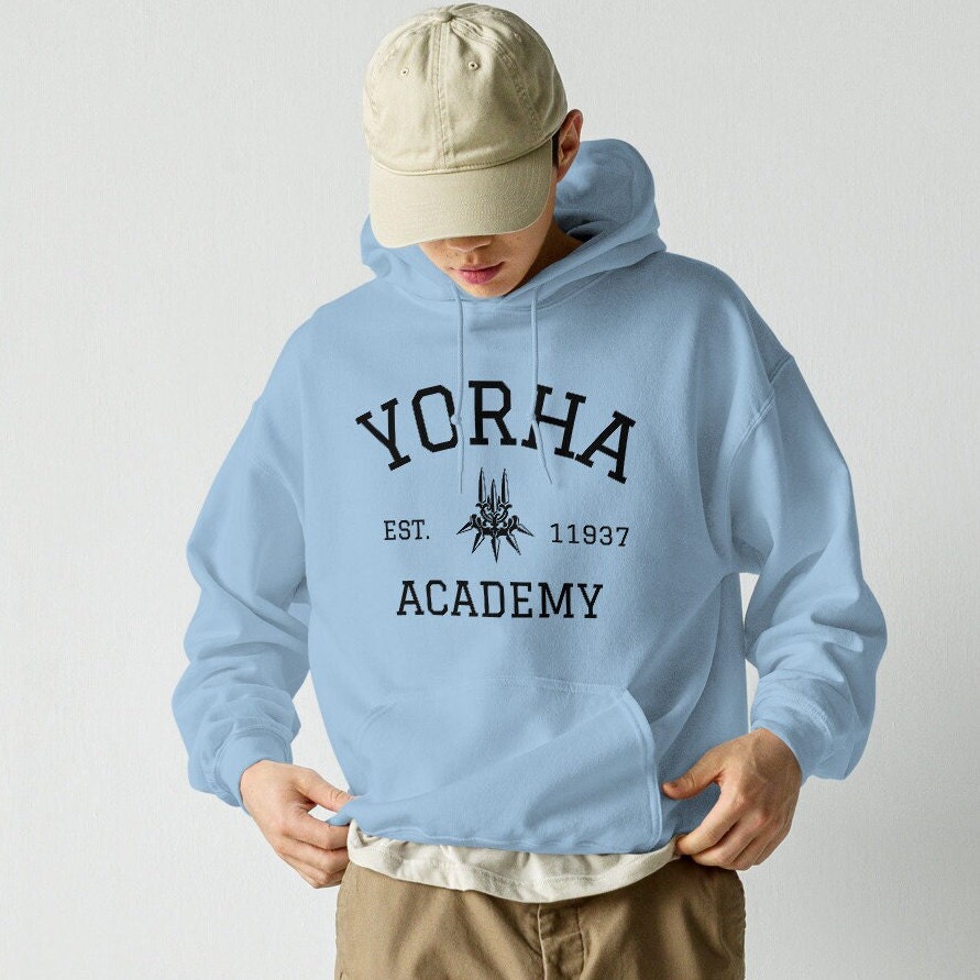 Yorha Academy Nier Hoodie Nier Automata Nier Replicant Comfy Minimalist