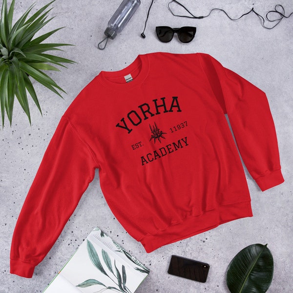 YoRHa Academy Nier Sweater | Nier Automata | Nier Replicant | Oversized | Comfy | Minimalist | 2B | 9S | A2 | Emil | Anime Merch