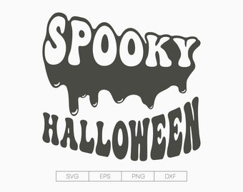 Spooky Halloween SVG, Spooky SVG, Halloween clipart, Halloween shirt png, T-Shirt SVG file, Digital file, Instant download