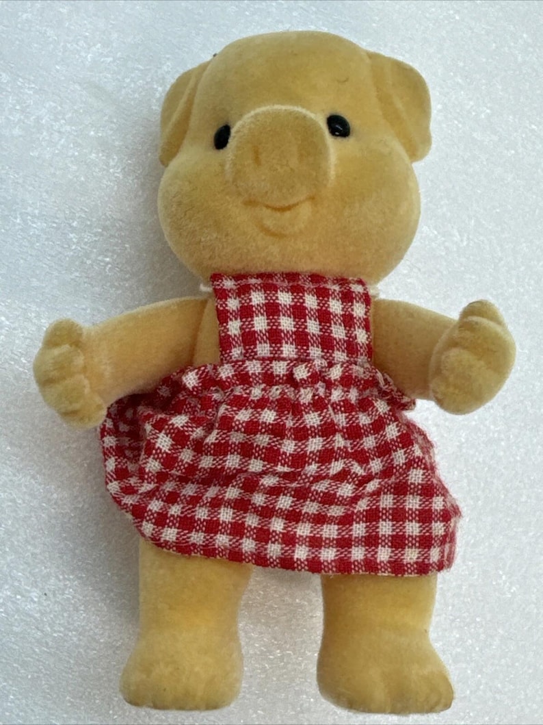 Sylvanian Barenwald Baerenwald Pig family 80s Vintage forest families Read image 6