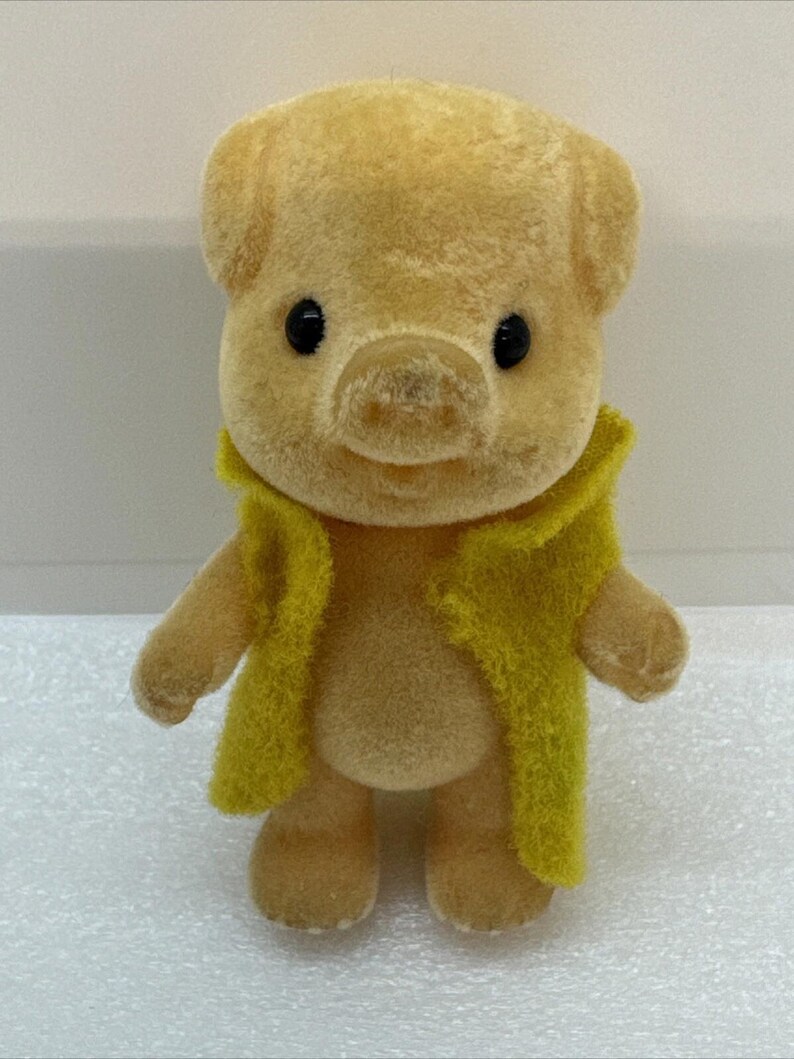 Sylvanian Barenwald Baerenwald Pig family 80s Vintage forest families Read image 11