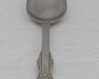 Cuchara de postre Vintage Heritage Mint Limited Royal Alister de acero inoxidable 18/10 de 6 pulgadas.